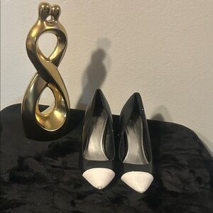 Lane Bryant Black and White Heels